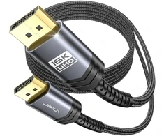 Displayport 2.1 kabelis 2m, 16k@60hz, 8k@120hz, 4k@240hz, 80gbps