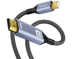 Displayport į Hdmi 2.1 Kabelis 8k 60hz, 4k 144hz, Hdr, Vrr