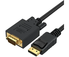 Displayport į Vga kabelis, 1.8m, Full Hd 1080p