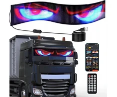 Diy automobilio lempos velnio akys led šviesa sunkvežimiams 595*120mm