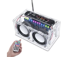 Kompiuterio kolonėlės Diy Bluetooth Garsiakalbis su Fm Radijo Rinkinys ir Nuotolinio Valdymo Pulteliu