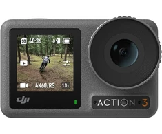 Dji Osmo Action 3 Standard Combo - veiksmo kamera su 4k Hdr ir itin plačiu matymo lauku, 10 bitų spalvų gyliu, Horizonsteady, atspari vandeniui, šalčiui ir patvari, Vlog kamera, skirta Youtube