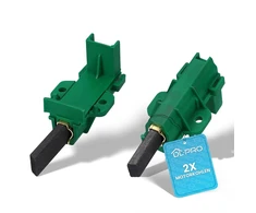 Dl-pro variklio anglies šepetėlių rinkinys, skirtas beko blomberg 371202407 371202405 l24mf7 candy hoover 49028930 anglies šepetėliai žali, skirti wmb wmd wtv skalbimo mašinai