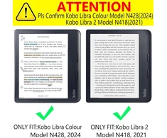 Dmluna dėklas Tolino Vision Color/6, Kobo Libra Colour/2 (7")