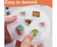 Dnd kauliukų rinkinys, silikoninis liejimo forma, 7 formų silikoninė liejimo forma, Dnd kauliukai, silikoninė liejimo forma dervai, poliedrinių kauliukų rinkinys stalo žaidimų vaidmenų žaidimams
