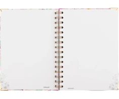 Dohe Dreambook A5 formato užrašų knygelė – tušti vidiniai puslapiai, 192 tušti puslapiai, dydis 15,5 x 21,5 cm, kietas viršelis, dviguba spiralinė aukso spalvos (wire'o) rišimas – Takenote Valentina