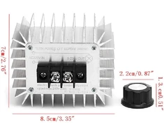 Dollatek Ac 220v 5000w didelio našumo reguliatorius Scr variklio elektroninis įtampos reguliatorius
