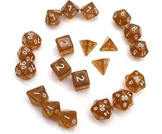 Dollatek Žaidimų Kauliukų Rinkinys: 21 Vnt. D20, D12, D10, D8, D6, D4
