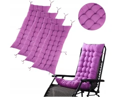 Domidekor Sodo pagalvė kėdei, krėslui, sūpynėms, padėklams 4 vnt. 110x60 violetinė