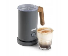 Domo Do745mf 'wood You' Pieno putų plakiklis 500w, 150/300ml, Matinė pilka