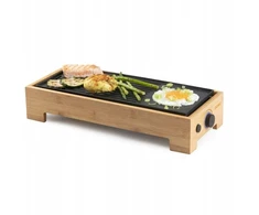 Domo Do9270g Elektrinis grilis Plancha 1000w 36cm Bamboo