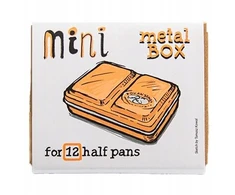 Donau Metalinė dėžutė Apricot Mini Box 12 akvarelinių pusiau plytelių, Roman Szmal