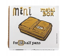 Donau Metalinis dėklas Gold Mini Box 12 akvarelės pusiau plytelių, Roman Szmal