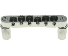 Dopro Tune-o-matic tiltelis, skirtas Epiphone Les Paul, Sg, Dot, Bigsby gitaroms su M8 sriegio stulpeliu, chromo spalvos