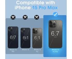 Dosmung skaidrus dėklas, skirtas iphone 15 pro max (6,7 colio), lankstus minimalistinis silikoninis dėklas, minkštas dėklas, atsparus smūgiams, atsparus įbrėžimams, mobiliojo telefono dėklas, skirtas iphone 15 pro max, skaidrus