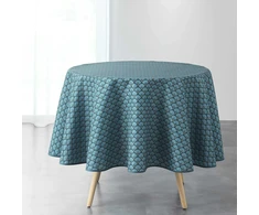 Douceur D'intérieur Artchic apvalus staltiesė, mėlyna (0), 180 cm