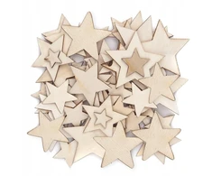 Dp Craft Dpcraft medinės žvaigždės Papuošalai Rankdarbiams Scrapbooking Mega