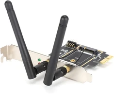 Dpofirs Pci-e 1x į Key A-e adapterio kortelė, Pci-e į Ngff M.2 Wifi belaidžio modulio adapterio kortelė Key A-e tinklo plėtimo kortelė, palaiko Win Xp, Win7, Win8, Win10, sistemą