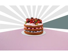 Dr. Oetker 20 cm apvali kepimo forma, rožinė/kremas