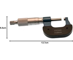 Draper 46603 Išorinis mikrometras 0-25mm