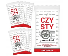 Drėgnos servetėlės prietaisų skydeliui greipfrutų kvapo 10vnt. Czys-ty