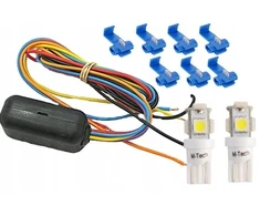 Drl dienos šviesų modulis vietoj ilgųjų 30% galios reguliavimas iki +12v automatinis h1 h7
