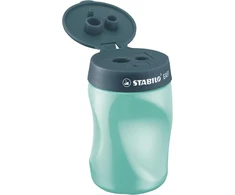 Drožtukas Stabilo Easysharpener, skirtas kairei rankai, petrol spalvos