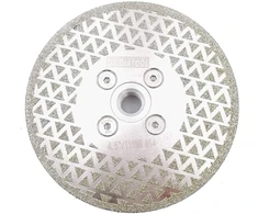 Dt-diatool deimantinis diskas 115 mm x m14 galvanizuotas pjovimo diskas ir šlifavimo diskas kietoms plytelėms, keramikai, porcelianui, akmens masės, granitui, marmurui