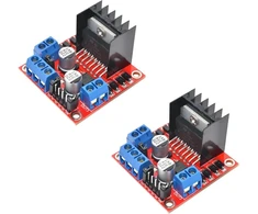 Dubeuyew L298n variklio valdymo plokštės modulis dvigubas H tiltas Dc žingsninis skirtas Arduino Smart Car Robot Mega R3 2560 Esp32 Esp826 (2 vnt.)