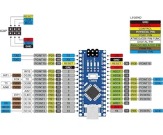 Dubeuyew Nano modulis lituota Nano plokštė Ch340 Chip 5v 16mhz Arduino su išvadų plokšte + vienas Micro Usb kabelis + vienas 0.96" 128x64 12864 pikselių Oled Lcd ekranas