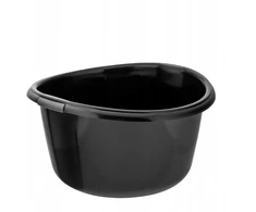 Dubuo skalbiniams 30 l plastikinis gilus juodas Altom Design
