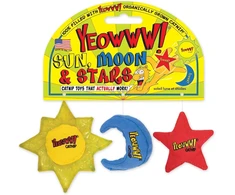 Duckyworld Yeoww Sun Moon and Stars (3 vnt.) žaislas katėms su katžole, 400g
