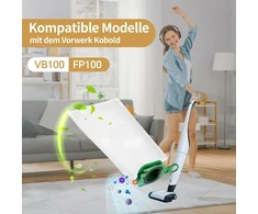 Dulkių siurblio maišeliai, skirti vorwerk kobold vb100 vb 100 fp100 fp 100 akumuliatoriniam dulkių siurbliui, maišelių filtro atsarginės dalys, skirtos vorwerk kobold vb100 fp100 dulkių siurblių maišeliams, 12 vnt.