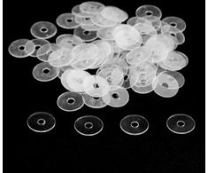 Dumhuts 40 skaidrių elastinių silikoninių guminių žiedų kamštelių rinkinys, idealiai tinkantis papuošalų gamybai, stikliniams karoliukams ir rankų darbo karoliukų apyrankėms, suderinamas su europietiškomis apyrankėmis ir vėriniais