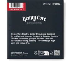 Dunlop Dhcn1060 Heavy 7 stygų komplektas 10-60 elektrinės gitaros stygos