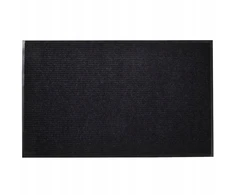 Durų kilimėlis, pvc, 90 x 60 cm, juodas
