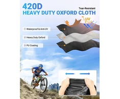 Dviračių transportavimo uždangalas 2 dviračiams, 420d Oxford