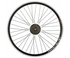 Dviratis Ratai 27,5 colių Galinis 6 pavarų Shimano Laisvoji pavara V-brake Juodas