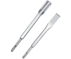 Dxling sds plus kaltų rinkinys 2 vnt. 23 cm griovelio kaltas ir 22 cm plytelių kaltas universalus plytelėms, betonui, akmeniui, mūrui