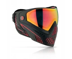 Dye i5 kaukė juoda/raudona (paintbolui/speedsoftui/asg)