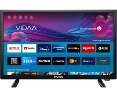 Dyon Movie Smart 24 Vx televizorius, 24 colių (60 cm), Hd Smart Tv, Hd Triple Imtuvas (dvb-c/-s2/-t2), App Store, Prime Video, Netflix, Youtube, Dazn, Disney+ (2023 modelis)
