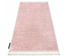 Dywany Uszczow Berberų stiliaus kilimas 140x190 glotnus rožinis #gr3861