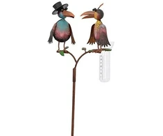 E-x Raven spalvotas metalinis lietaus matuoklis, 127 cm