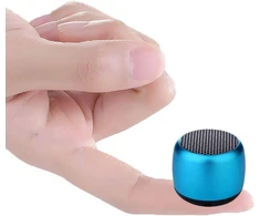 Kompiuterio kolonėlės Eageroo Bluetooth mini kolonėlė, nešiojama kolonėlė, stereo garsas su deep bass technologija, mėlyna