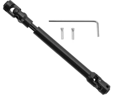 Easiyl 129–179 mm metalinis pavaros velenas, transmisijos velenas, metalinis, vidinis splaininis pavaros velenas, skirtas 1/10 Rc vikšriniam automobiliui, suderinamas su Axial Scx10 90046 Axi03007 Trx4