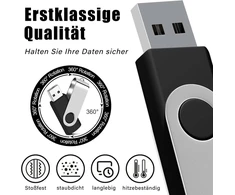 Eastbull Usb atmintinė 10 vnt., 32 Gb, sulankstoma, įvairių spalvų