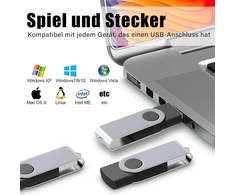 Eastbull Usb atmintinė 2.0 Transmemory, 512 Mb, juoda, 10 vnt.
