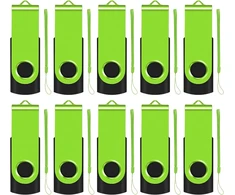 Eastbull Usb atmintinė 4 Gb, 10 vnt., žalia, pasukama