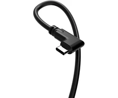 Easy Hood Usb C kabelis 5 m Usb 3.0 A į Usb C kabelį 90 laipsnių Usb 3.2 Gen Type C duomenų kabelis 4k 60hz vaizdo perdavimui, skirtas Sony A7iv A7r Iv A7iii A7riii Nikon Z6 Z7, Eos R Rp G7x Mark Iii Fuji X-t3 X-t4
