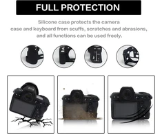 Easy Hood Z8 dėklas Nikon Z8, minkštas silikonas, juodas
